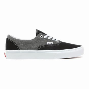 Férfi Vans Chambray Era Tornacipő VA9463127 Fekete/Fehér